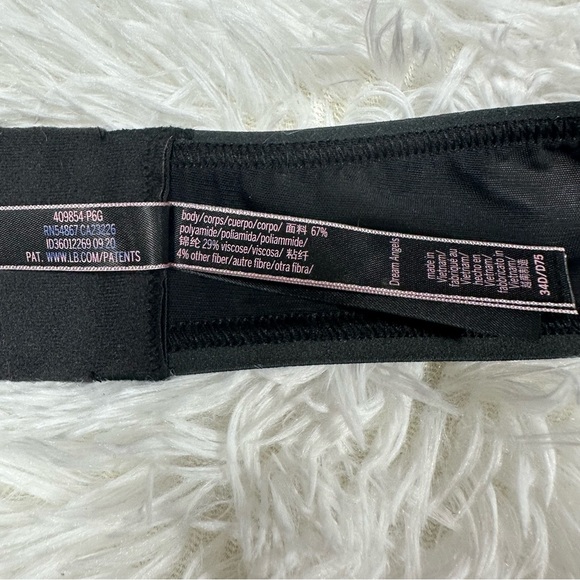 Victoria's Secret Dream Angels Lace Collar Demi Bra Size 34D Black - Picture 10 of 12